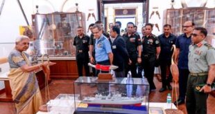 राज्यपाल से राष्ट्रीय रक्षा महाविद्यालय के प्रशिक्षु अधिकारियों की शिष्टाचार भेंट