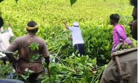 दहौरा नाले में मगरमच्छ का हमला, 12 वर्षीय बालक को खींच ले गया; 20 घंटे बाद भी नहीं मिला सुराग