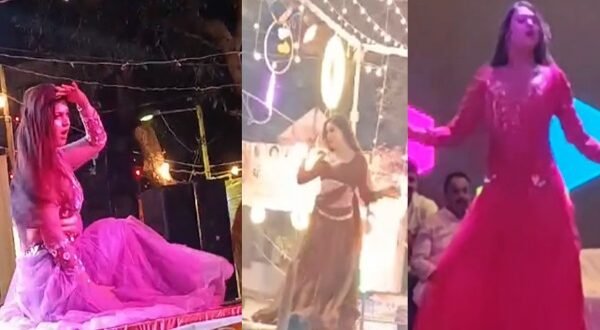 रामलीला के मंच पर अश्लील डांस का वीडियो वायरल, भाजपा नेता के आयोजन पर उठे सवाल